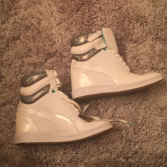 Puma high top wedge sneakers - Picture 2 of 8